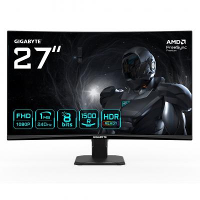 GIGABYTE &Eacute;cran PC  GS27FC2 27"" Full HD 240Hz VA Curved 1ms HDR Ready