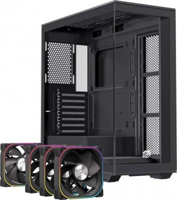 EINAREX Boitiers PC  S700 Mid Tower Black (EXCS-PR-700R-B)