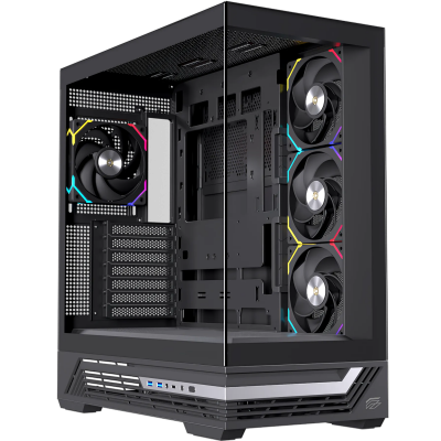 EINAREX Boitiers PC  S800 Midi Tower Black (EXCS-PR-800R-B)