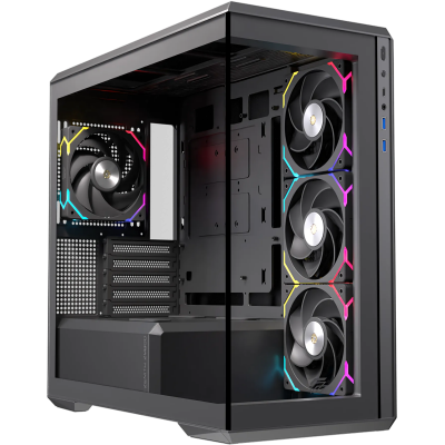 EINAREX Boitiers PC  ZM800 Micro Tower Black (EXCS-ZM-800R-B)