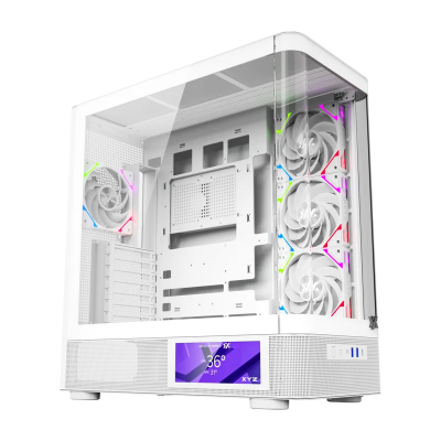 XYZ Datoru korpuss  Quantum Pro Mid&acute;Tower White (X-CS-QUANTUMPRO-W)