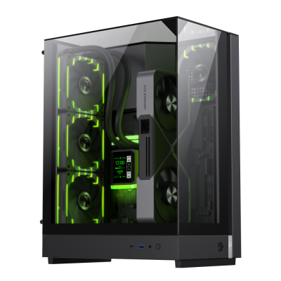GAMEMAX Datoru korpuss  T20 Midi-Tower Black (9101-1000R0001)