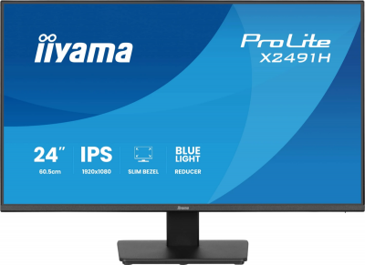 IIYAMA Monitors  ProLite X2491H-B1 23.8" Black