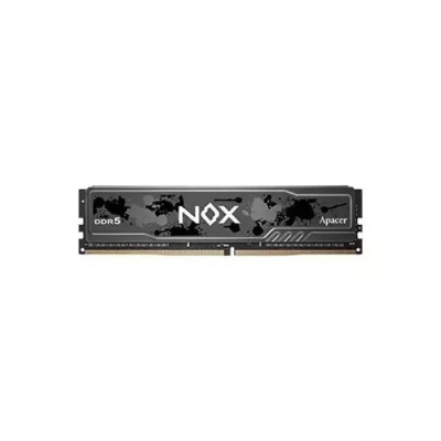 APACER  NOX DDR5 16GB 6000MHz CL38 1.35V DIMM Noir - RAM Gaming (ECC PMIC dissipateur)