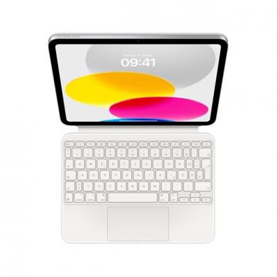 APPLE  Magic Keyboard Folio Ipad 10th Keyboard Cover Blanc German QWERTZ