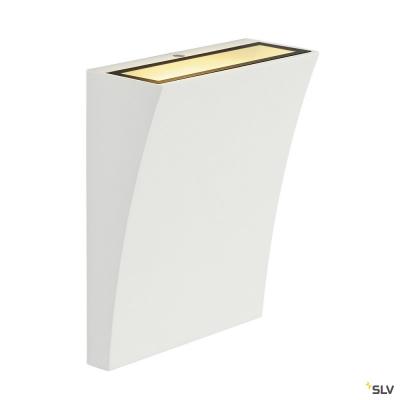SLV DELWA WIDE LED, applique ext&eacute;rieure, blanc, LED 10W 3000K, 100&deg;, P44