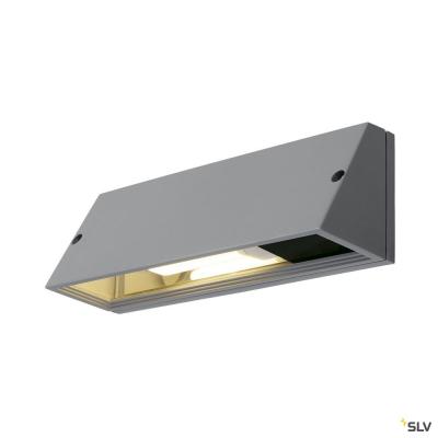 SLV Pema carree applique, gris argent, e27, max. 15w -  - gris argent