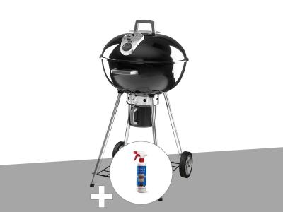 NAPOLEON Barbecue &agrave; charbon Napol&eacute;on Rod&eacute;o 57 cm sur pied + Nettoyant grill 3 en 1