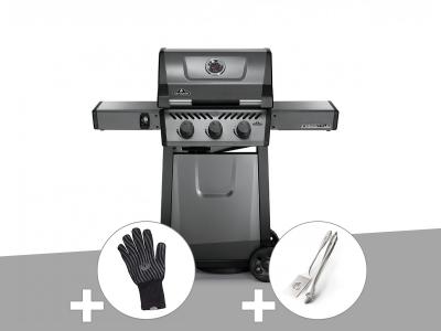 NAPOLEON Barbecue &agrave; gaz  freestyle f365 + gant + ensemble 2 ustensiles