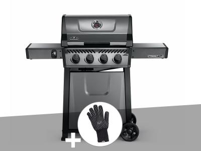 NAPOLEON Barbecue &agrave; gaz  freestyle f425 + gant
