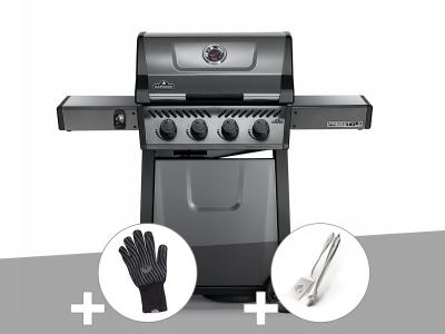 NAPOLEON Barbecue &agrave; gaz  freestyle f425 + gant + ensemble 2 ustensiles