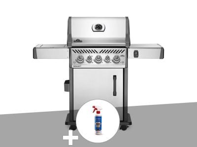 NAPOLEON Barbecue &agrave; gaz  Rogue 425 inox + Nettoyant grill 3 en 1