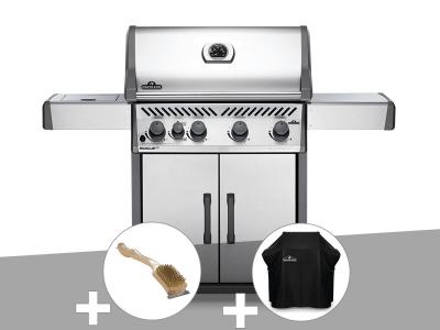 NAPOLEON Barbecue &agrave; gaz  Rogue 525 + Brosse &agrave; grill + Housse de protection