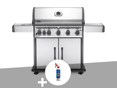NAPOLEON Barbecue &agrave; gaz  Rogue XT 625 SIB + Nettoyant grill 3 en 1 