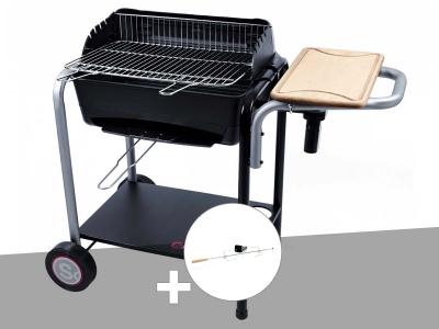 SOMAGIC Barbecue charbon Roma  + Kit tournebroche 
