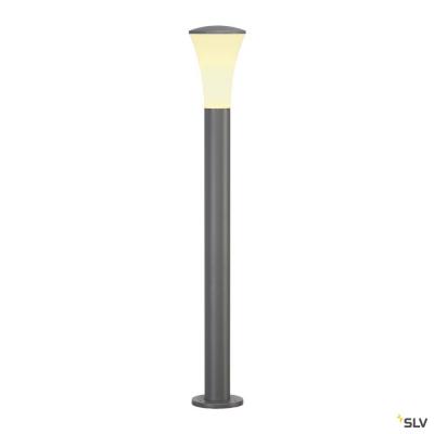 SLV Alpa cone 100 borne, gris fonc&eacute;, e27 &eacute;co. &eacute;nergie, max. 24w, ip55