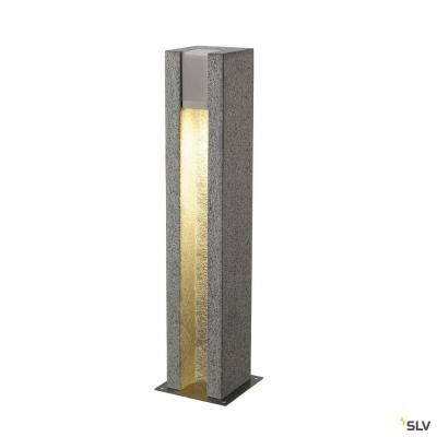 SLV Arrock slot gu10 borne, carr&eacute;e, granit, poivre & sel, gu10, max,4w led