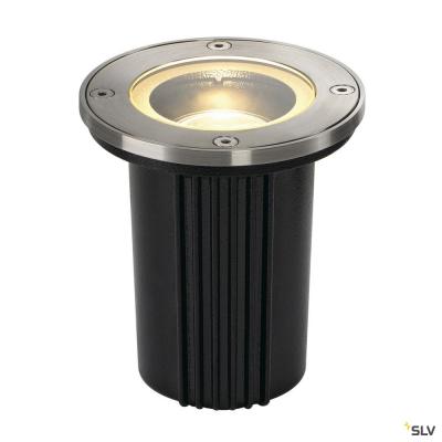 SLV  - Lampe ext&eacute;rieur encastrable Dasar Inox 316 IP67 D11 cm - Inox