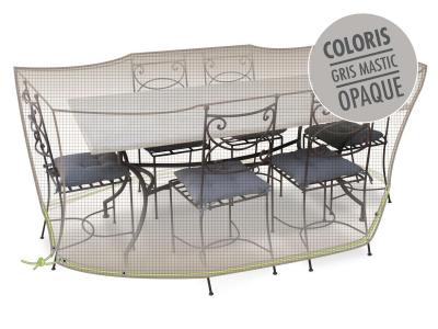 JARDILINE Housse table rectangulaire + chaises 6/8 personnes cover one