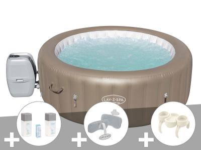 BESTWAY Spa gonflable Lay-Z-Spa Palm Springs rond Airjet 4/6 places -  - 40336
