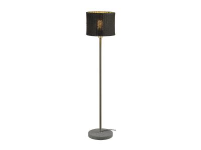  Lampadaire ext&eacute;rieur abat-jour Adegan Manila IP44 H175 cm - Anthracite