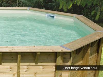UBBINK Liner Beige pour piscine  500 x 1100 x H140 cm