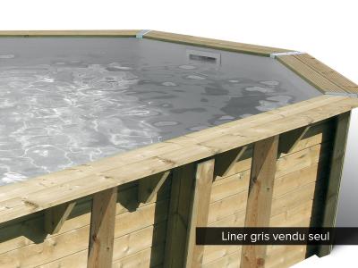 UBBINK Liner uni gris, L.751.8 x l.450.8 cm H.140cm 