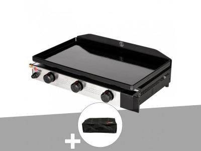 SOMAGIC Plancha gaz &agrave; poser 3 br&ucirc;leurs Solia 300  Housse de protection