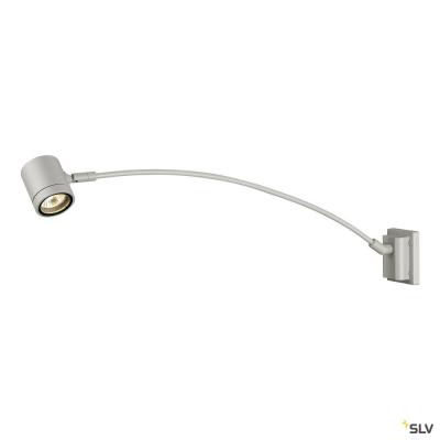 SLV NEW MYRA DISPLAY COURBE, gris argent, GU10, max. 50W, IP55