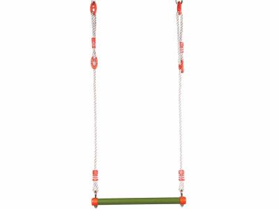 SOULET Trap&egrave;ze en m&eacute;tal pour portique en bois 40 cm  Vert