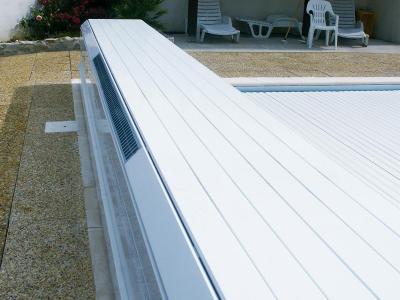 ABRIBLUE Volet de piscine hors-sol Banc Solar Energy 6,00 x 3,00 m - 