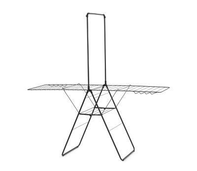 BRABANTIA  HangOn Droogrek - 25 meter - met Stang - Matt Black (403521)