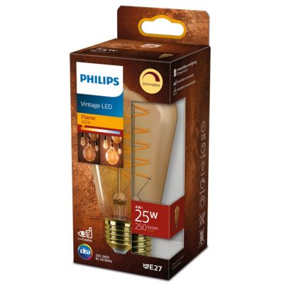 PHILIPS Ampoule Incandescent E14 Tube Four Blanc-chaud 230-240v 15.4w X2  - Le Lot De 2 Ampoules