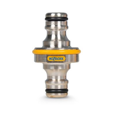 HOZELOCK Accoupleur double m&acirc;le Pro en m&eacute;tal pour tuyau d'arrosage - blister