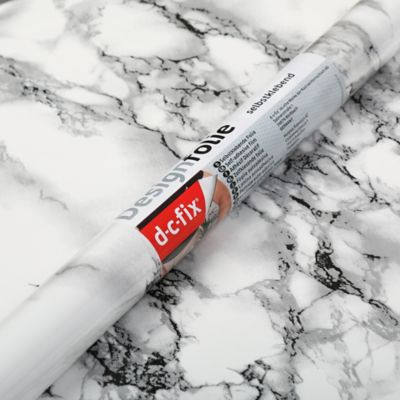 D C FIX Adh&eacute;sif d&eacute;coratif D-C-FIX imitation marbre Marmi blanc 67,5x200cm