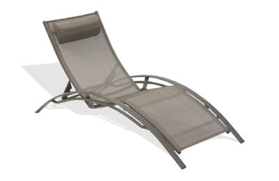 DCB GARDEN Bain de soleil CL76 cappuccino 67 x 170 cm - 