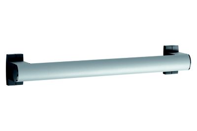 GODONNIER  - Barre droite 40 cm alu &eacute;poxy gris caches r&eacute;sine