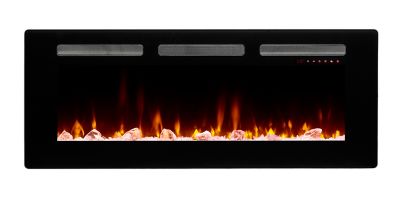 DIMPLEX  - Sierra 48 - Chemin&eacute;e &eacute;lectrique avec chauffage murale ou sur pied - Optiflame 1600W Commande via application 