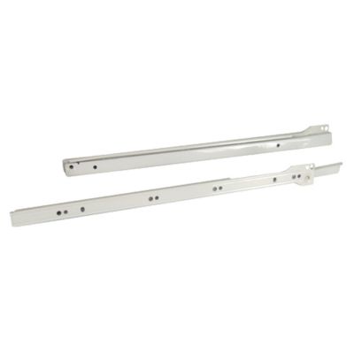 VYNEX Coulisse tiroir &agrave; fixation lat&eacute;rale - lot de 2 - 450 mm
