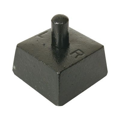 AFBAT Crapaudine fonte &oslash;16 mm - acier noir