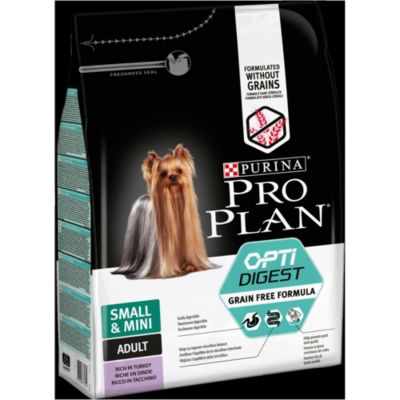 PRO PLAN Croquettes Purina ProPlan Opti Mini Adult sans Granules Dinde - 2,5kg