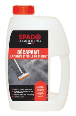 SPADO D&eacute;capant laitance et voile de ciment  professionnel 1L
