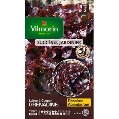 VILMORIN Laitue &agrave; Couper Feuille de Ch&ecirc;ne Grenadine 