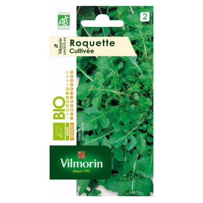 VILMORIN  - Sachet graines Roquette cultiv&eacute;e BIO
