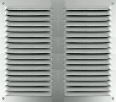 AUTOGYRE Grille Alu Anodis&eacute; persienne &agrave; moustiquaire 200x200 Sachet
