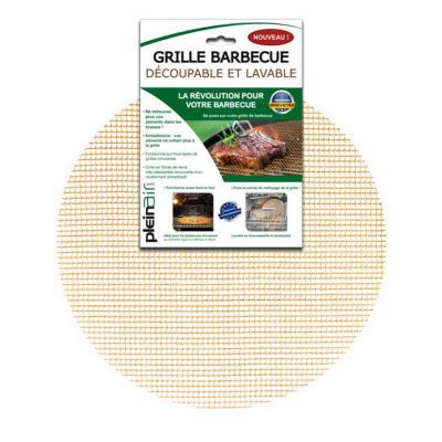 PASSAT Grille barbecue ronde d&eacute;coupable et lavable Durandal Selection