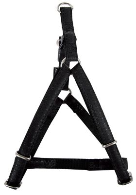ZOLUX  Mac Leather Harnais R&eacute;glable pour Chien Noir 25 mm