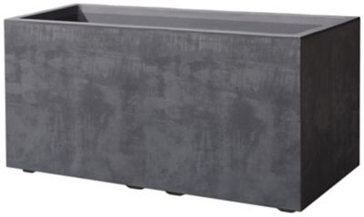 DEROMA  - Jardini&egrave;re mill&eacute;naire anthracite rectangulaire 79x39 cm