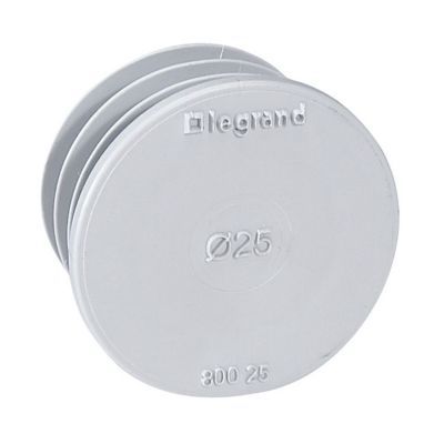 LEGRAND Lot de 8 obturateurs pour bo&icirc;te &agrave; encastrer Ecobatibox - diam&egrave;tre25mm