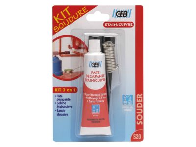 GEB Kit de soudure etain / cuivre, 